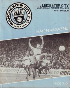 Manchester City v Leicester City 1975/76